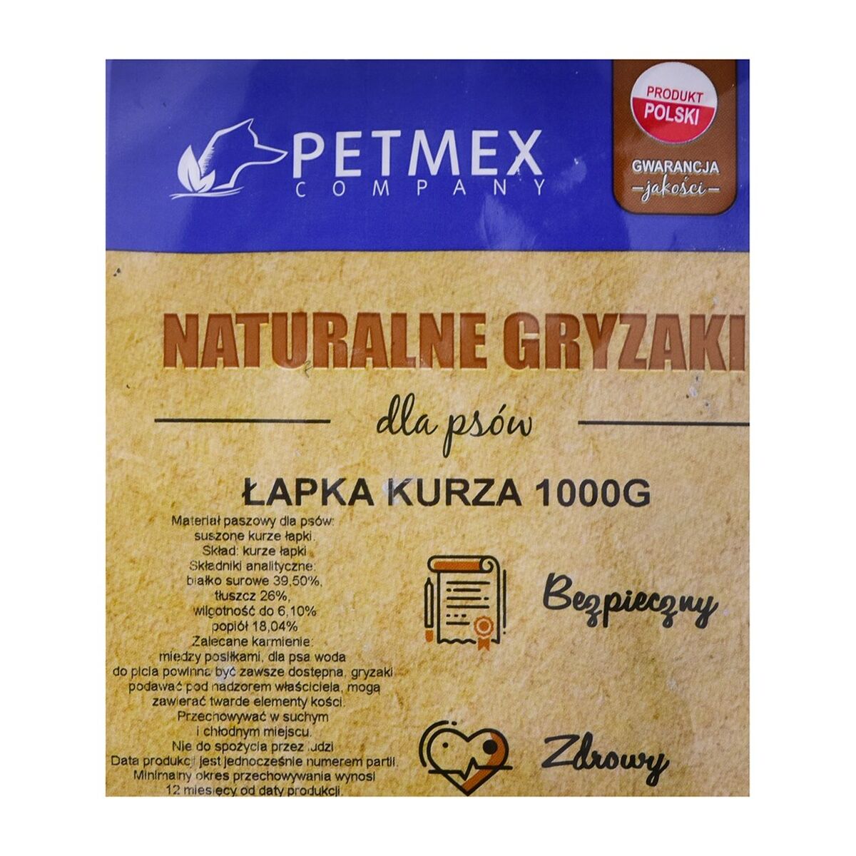 Svačinka pro psy Petmex Kuře